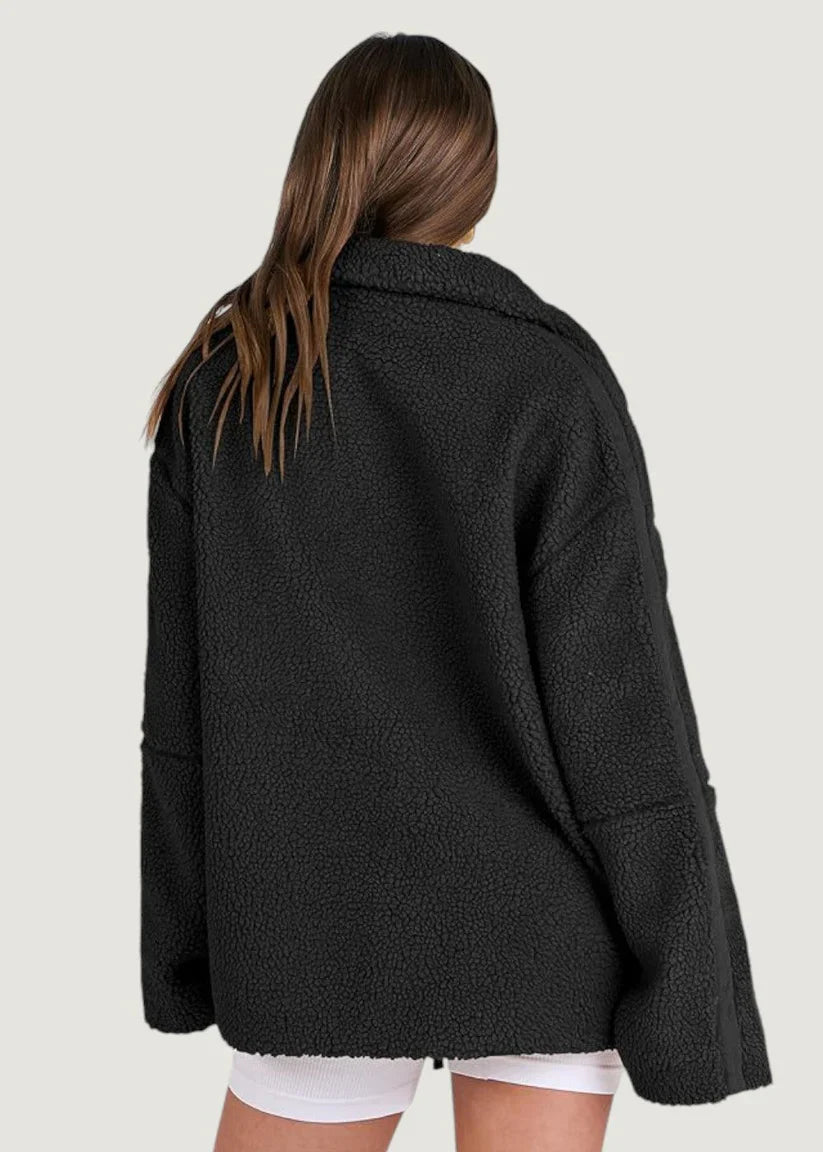 R&B | Fleecejacke Creme