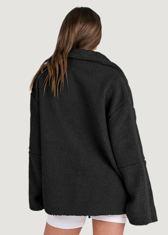 R&B | Fleecejacke Creme