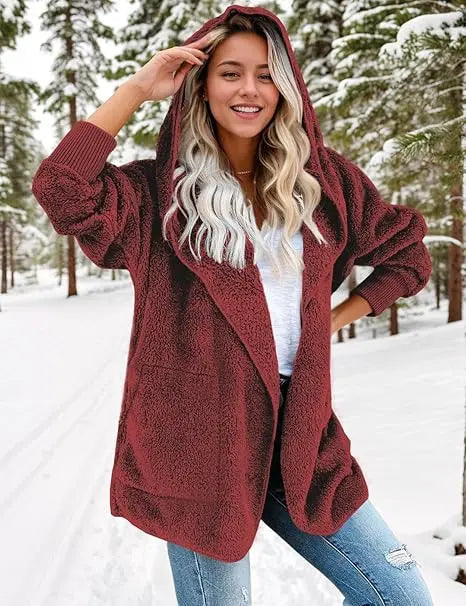 R&B | Warme Teddy Fleecejacke
