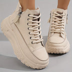 R&B | Lässige Plateau Knöchelhohe Sneaker