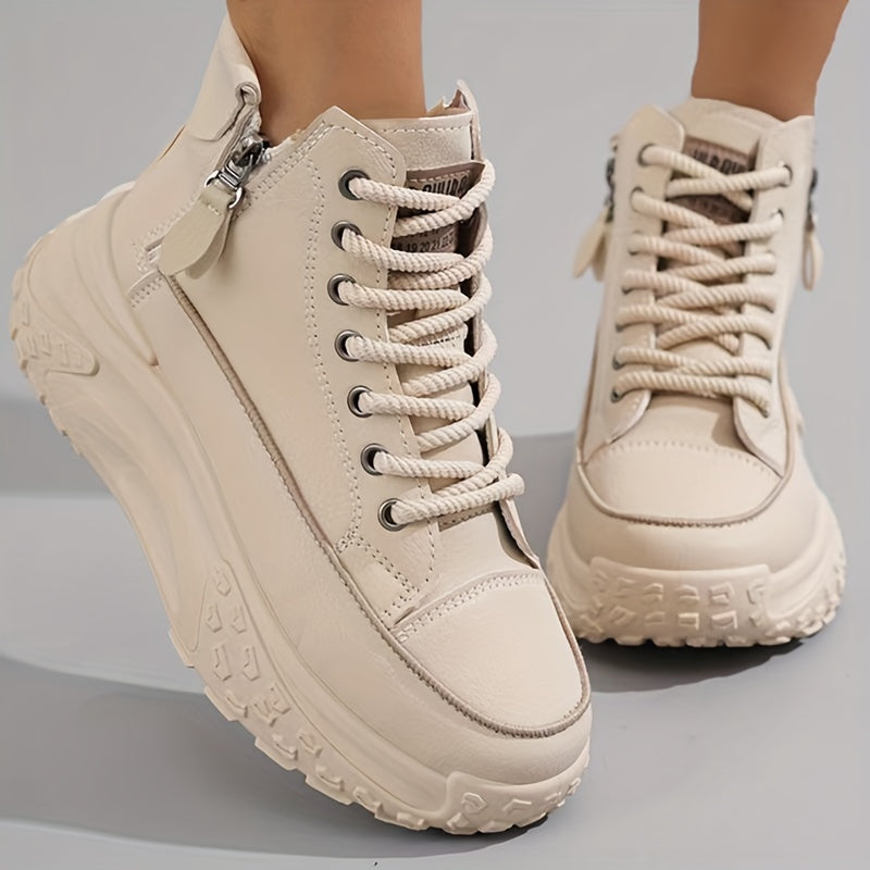 R&B | Lässige Plateau Knöchelhohe Sneaker