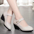 Elegante Weiche Lederschuhe mit Absatz R&B R&B