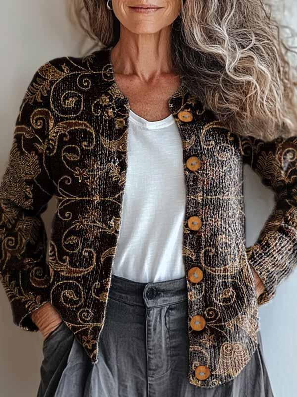 R&B | Bronzebrokat-Jacke