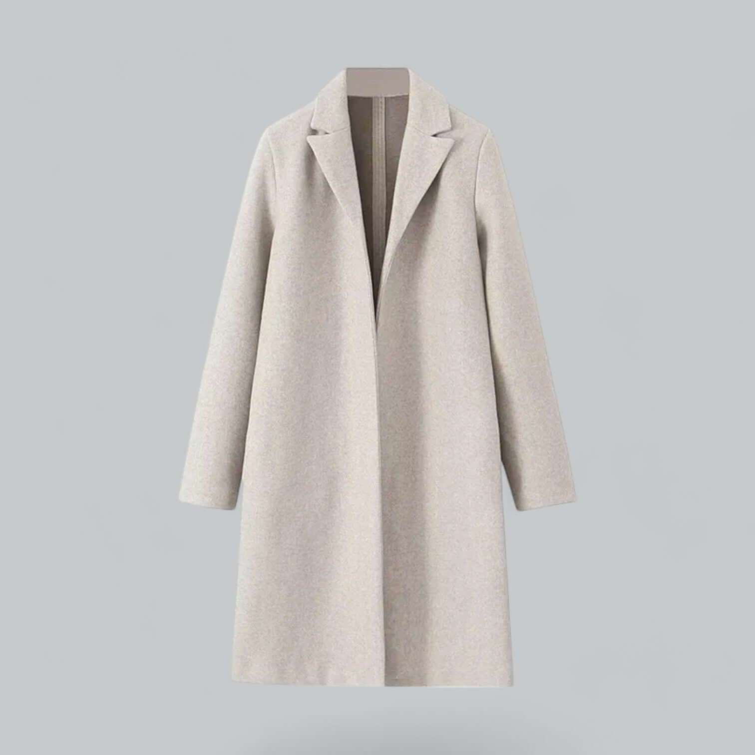 R&B | Frauen Eleganter Offener Front-Trenchcoat