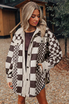 R&B | Skakternet Hemdjacke Baumwollmischung Modern und Stilvoll