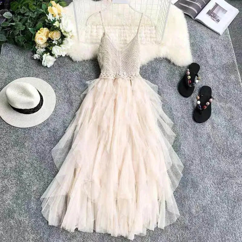 R&B | Kleid Aus Netzschlaufe