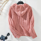 R&B | Klassischer Pullover Mit Zopfmuster Design