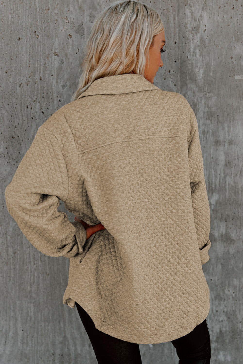 R&B | Leichtgewicht Gesteppte Hemdjacke Polyester Komfort und Stil