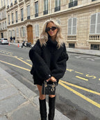 R&B | Strick Oversize Rollkragenpullover für Damen