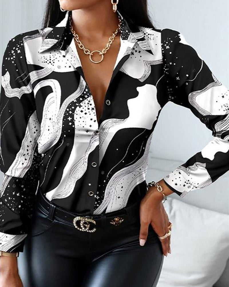 schwarz weiße Bluse