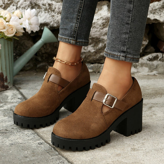 Modische Ankle Boots mit Blockabsatz R&B R&B