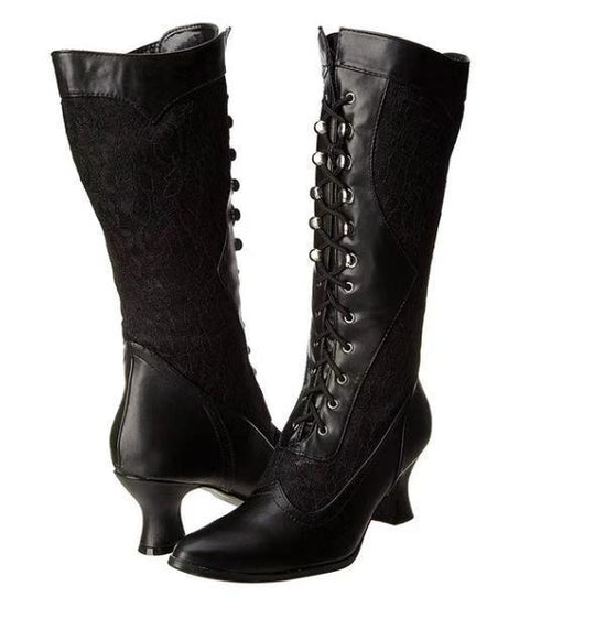 Vintage-Inspirierte Damen Stiefeletten R&B