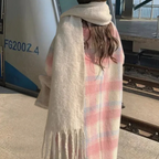 R&B | Eleganter Karierter Wintermantel für Damen