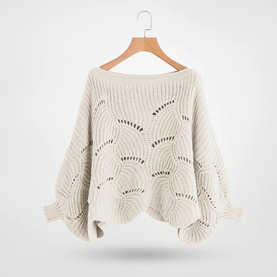 R&B | Sweater - Gemütlicher Strick-Batwing-Pullover