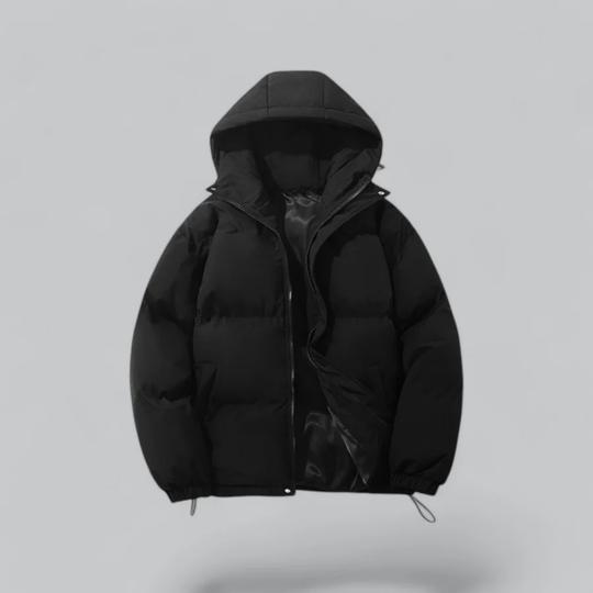 R&B | Winter Klassische Daunen Reißverschluss Jacke Kapuze