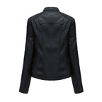 R&B | Damen Faux-Leder Bikerjacke