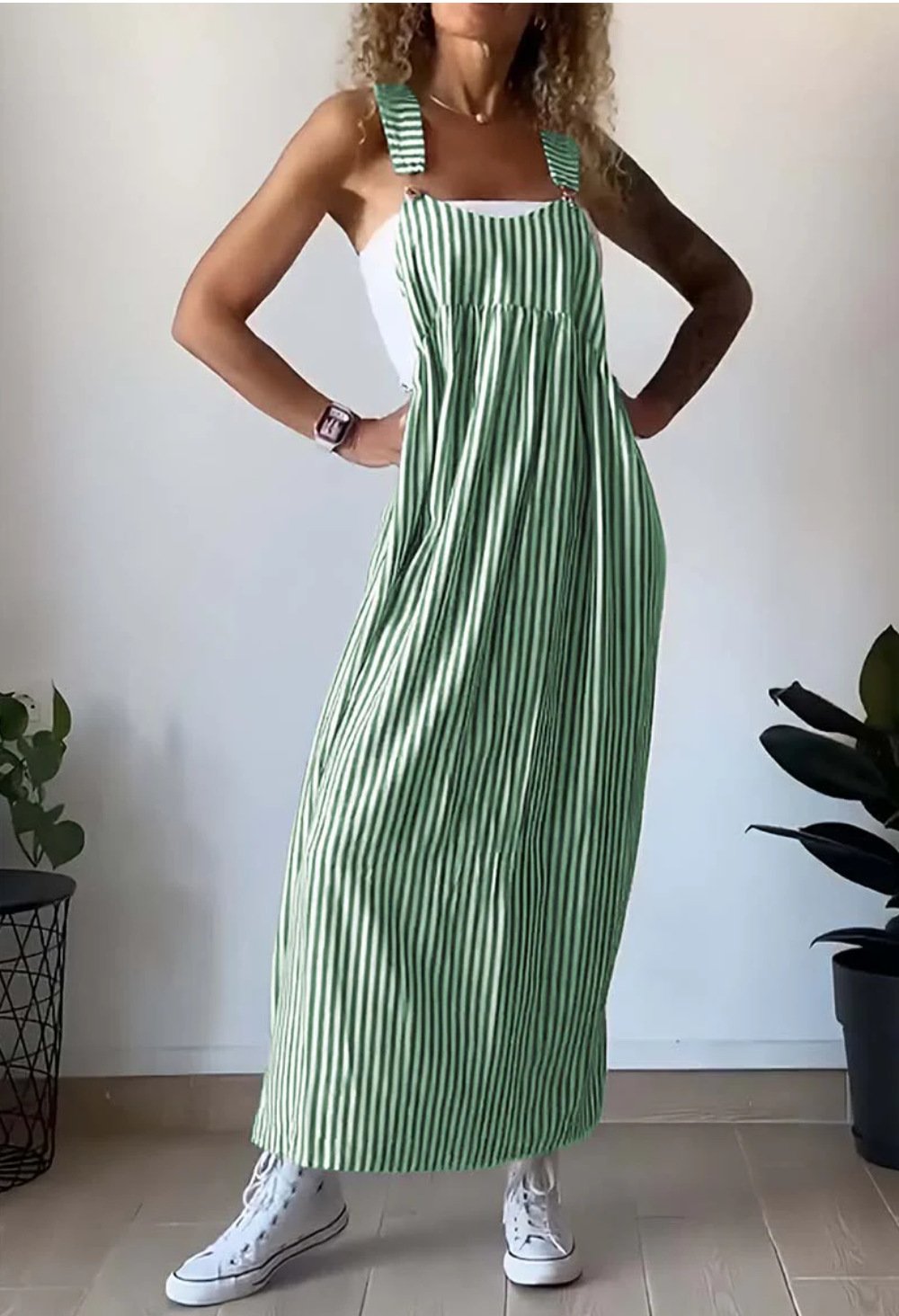 gestreiftes Kleid