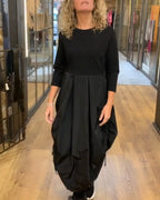 R&B | Patchwork Kleid mit Kordelzug