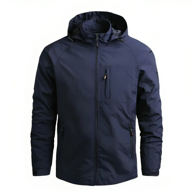 R&B | Wasserdichter Kapuzenwindbreaker für Herren