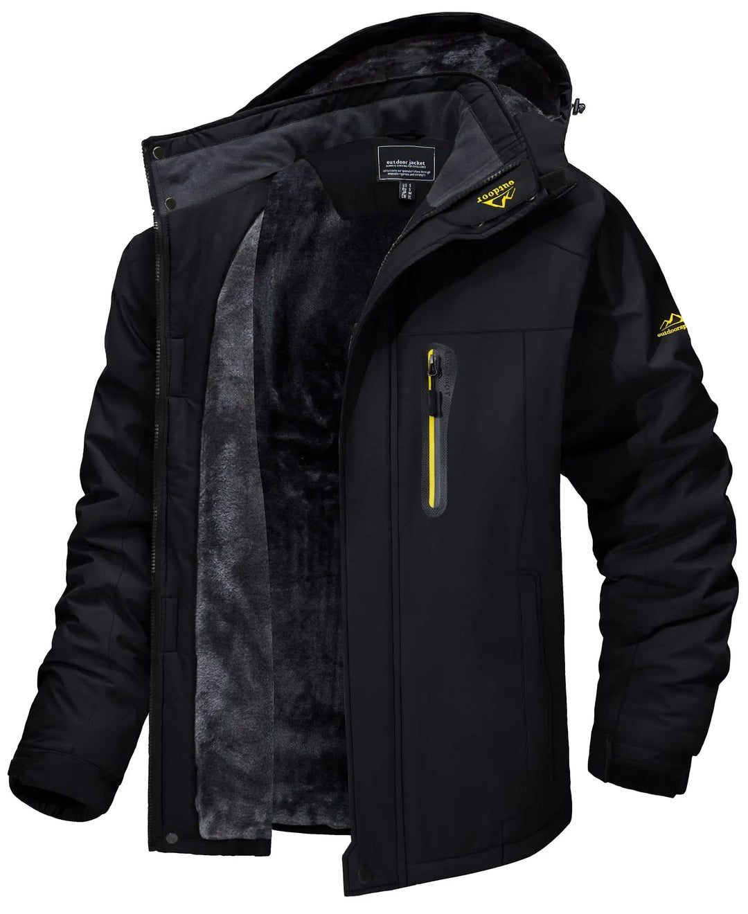 R&B | Wasserdichte Jacke mit Fleece-Futter