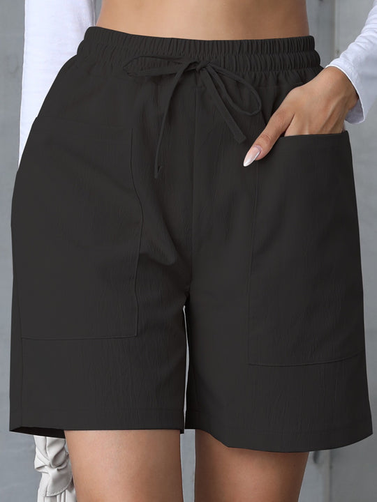 R&B | Große Shorts mit hoher Taille und weitem Bein