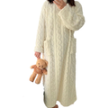 R&B | Winter korallen Samt-Homewear