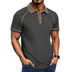 R&B | Kurzärmeliges Herren-T-Shirt mit Revers