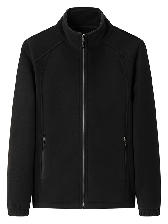 R&B | Außenjacke Aus Fleece mit Stehkragen und Langen Ärmeln