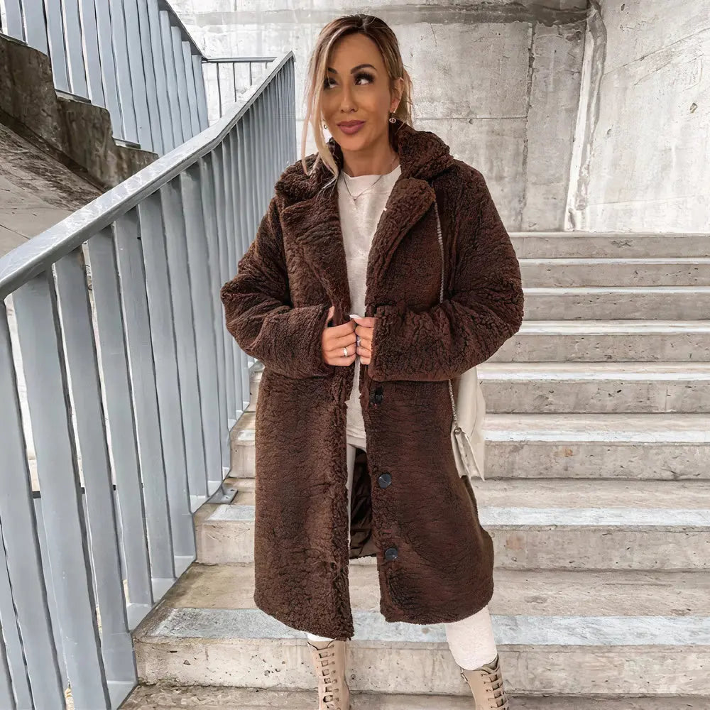 R&B | Weich und Warm Teddymantel