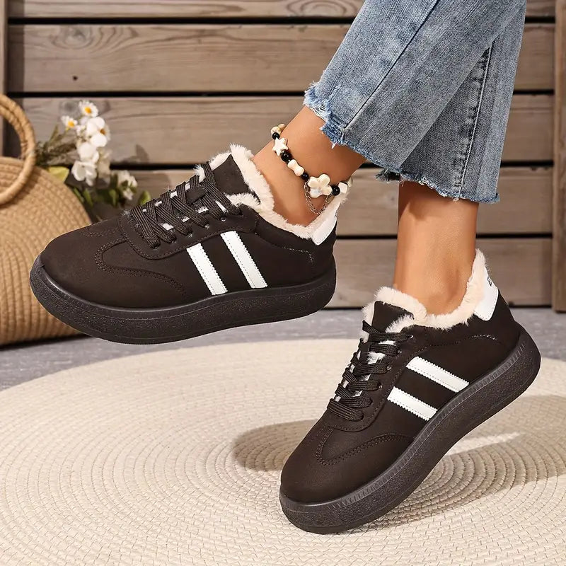 Bequeme Baumwoll-Sneaker mit warmem Innenfutter R&B R&B
