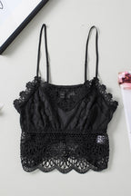 R&B | V-Ausschnitt Spitze Cropped Cami