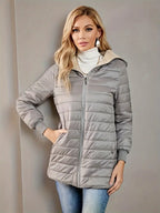 R&B | Fleece Gefütterte Jacke mit Reißverschluss