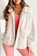 R&B | Weiche Teddyjacke mit Taschen Komfortabel und Trendy Perfekt für Den Alltag