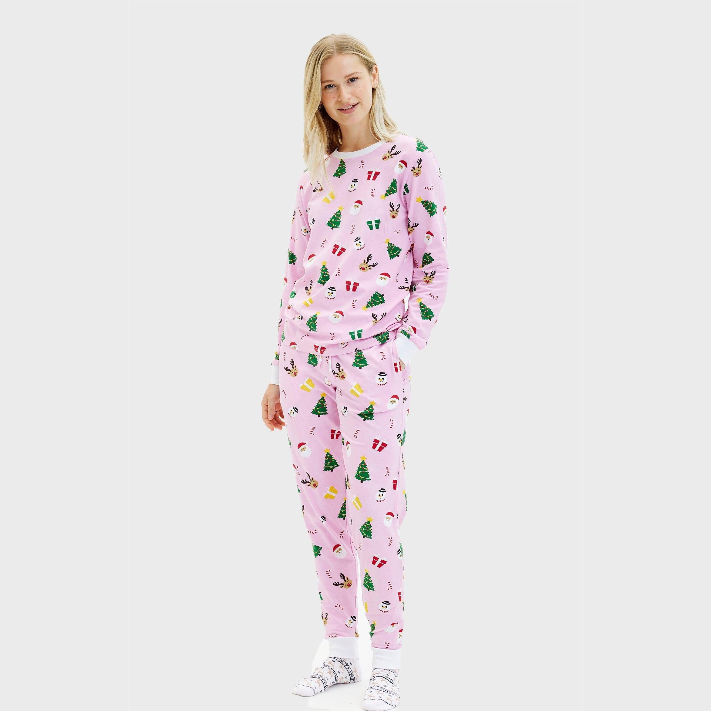 R&B | Die Pinken Weihnachts-Pyjamas Frauen