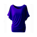 Damen lässiges Oversized-T-Shirt mit raffinierten Rüschendetails R&B