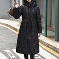 R&B | Winter Lange Gefütterte Jacke für Damen Ideal für Kaltes Wetter