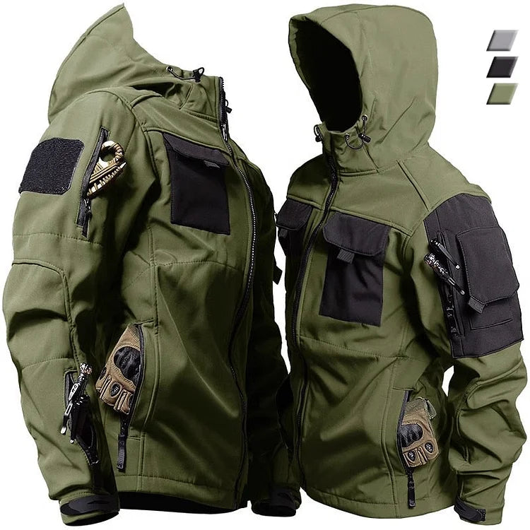 R&B | Herren Kapuzen-Taktische Jacke