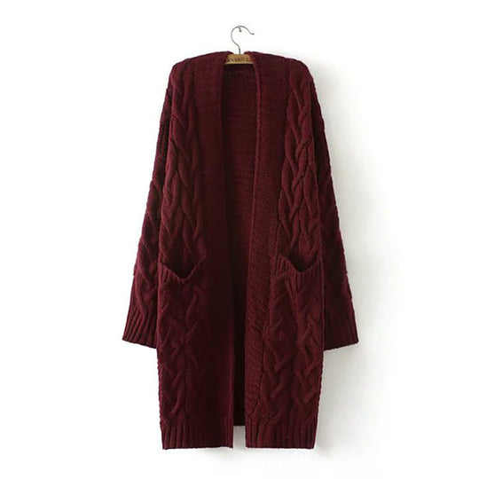 Damen Strickjacke mit strukturiertem Muster R&B