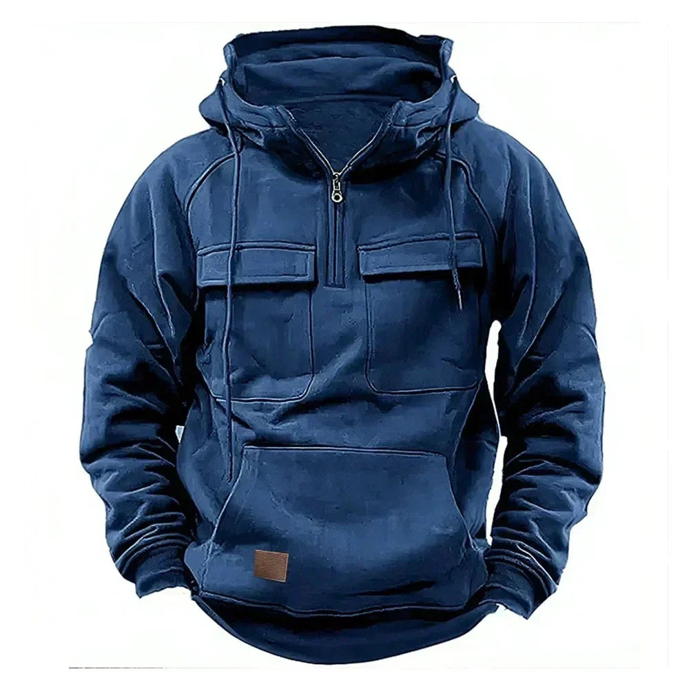 R&B | Warme Hoodie mit hallem Reißverschluss