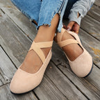 R&B | Einfache Damen Ballerinas aus Atmungsaktivem Samt