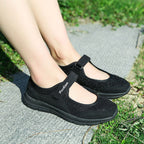 Damen Multifunktionale Freizeitschuhe mit bequemem Klettverschluss und atmungsaktiver Mesh-Oberfläche
