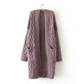 Damen Strickjacke mit strukturiertem Muster