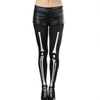 Damen Leggings mit attraktivem Skelettdesign Heidi-Mode
