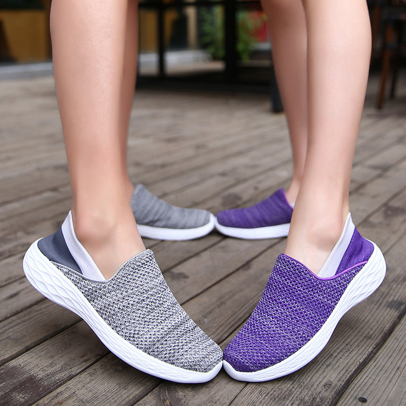 Damen Atmungsaktive Slip-On Sneakers mit flexiblem Design