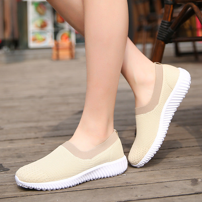 Damen Atmungsaktive Slip-On Sneakers mit flexiblem Design