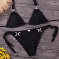 Damen Triangel-Bikini mit funkelnden Akzenten R&B