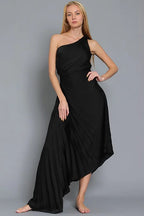 Sabrina | Eine Schulter-Maxikleid