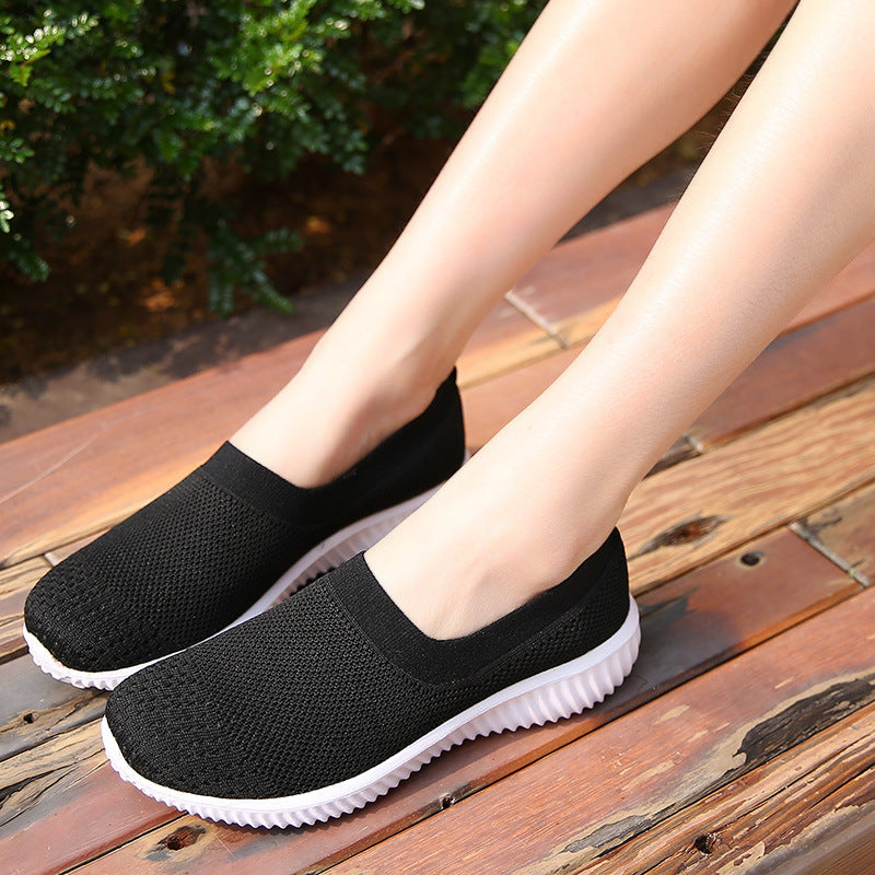 Damen Atmungsaktive Slip-On Sneakers mit flexiblem Design