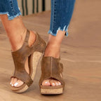 EB Sandalen Mit Keilabsatz