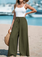 R&B | Hose mit hoher Taille und Kordelzug